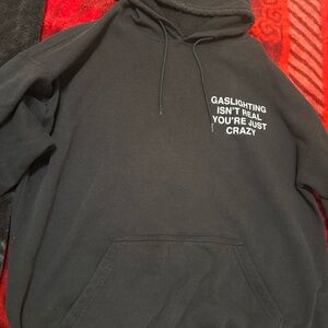 Black Graphic Hoodie
